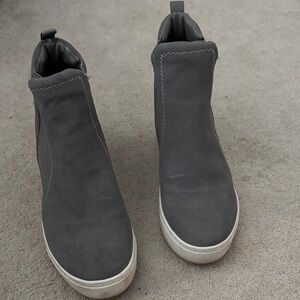 Steve Madden Gray Ankle Boots